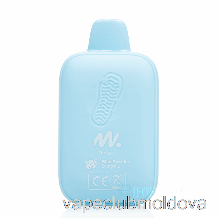 Kit Vape Pod Metaku Moonwalk 9000 De Unică Folosință Blue Razz Ice